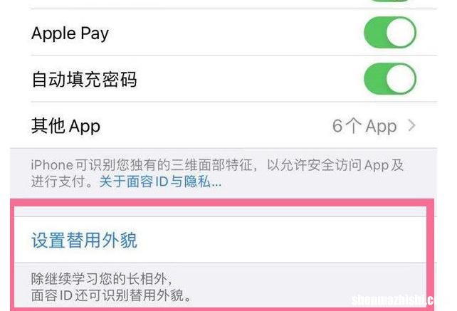 苹果设置第二个面容 如何为iPhone添加另一个面容ID