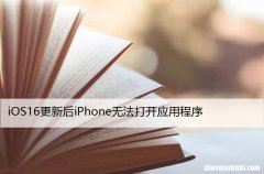 苹果技巧 iOS16更新后iPhone无法打开APP应用