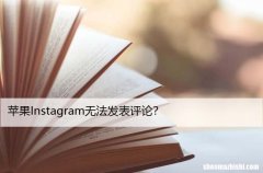 苹果Instagram无法发表评论？让我们修复它！