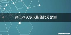 拜仁vs沃尔夫斯堡比分预测