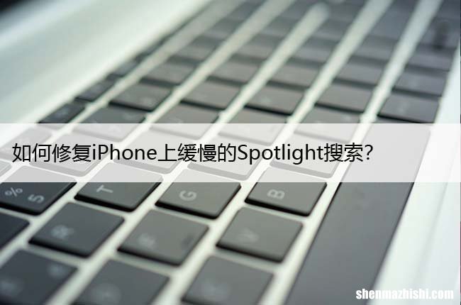 如何修复iPhone上缓慢的Spotlight搜索？