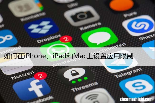 如何在iPhone、iPad和Mac上设置应用限制