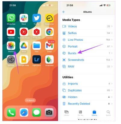如何在iPhone上使用连拍模式拍摄多张照片