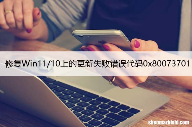 修复Win11/10上的更新失败错误代码0x80073701