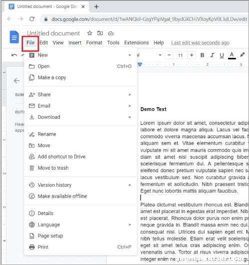 Google文档中的默认边距是多少？