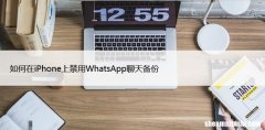 如何在iPhone上禁用WhatsApp聊天备份