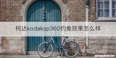 柯达kodaksp360钓鱼效果怎么样