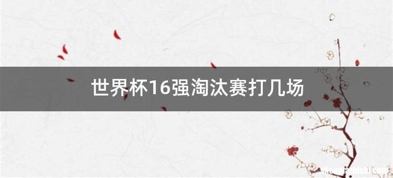 世界杯16强淘汰赛打几场