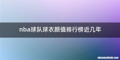 nba球队球衣颜值排行榜近几年