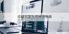 成都大学为何神速发展