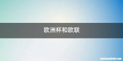 欧洲杯和欧联