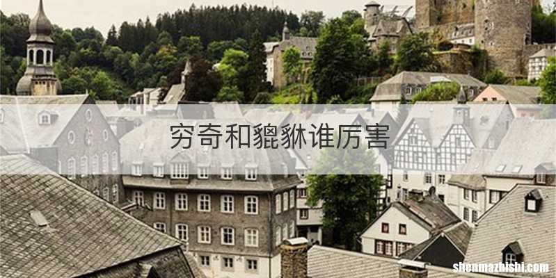 穷奇和貔貅谁厉害