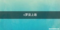 c罗没上场