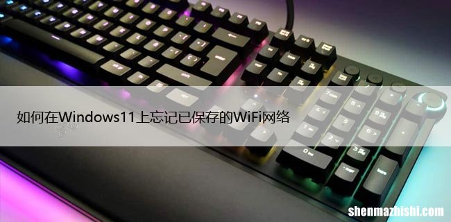 如何在Windows11上忘记已保存的WiFi网络