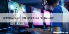 如何修复Windows11/10上的更新错误“0x8024a205”