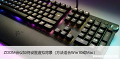 方法适合Win10或Mac ZOOM会议如何设置虚拟背景