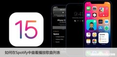 如何在Spotify中查看播放歌曲列表