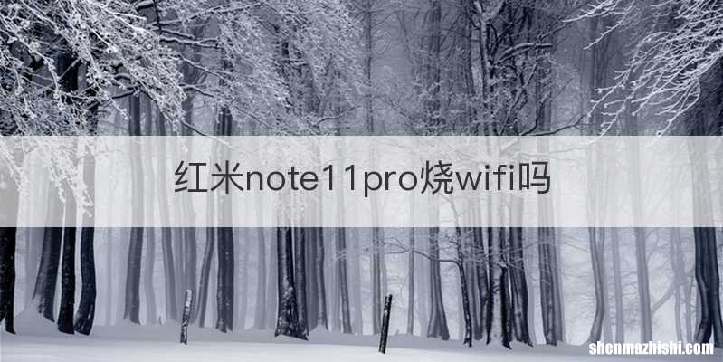 红米note11pro烧wifi吗