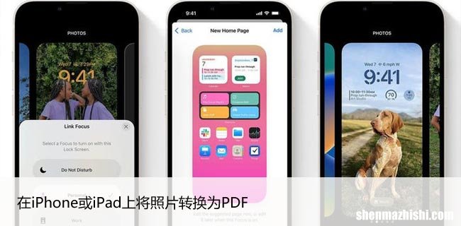 无需第三方软件 在iPhone或iPad上将照片转换为PDF