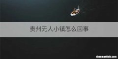 贵州无人小镇怎么回事
