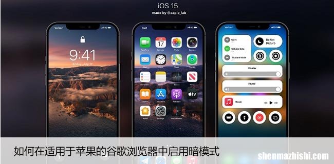 使用技巧 如何在苹果iOS的Chrome中启用暗模式