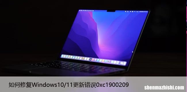 如何修复Windows10/11更新错误0xc1900209