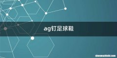 ag钉足球鞋