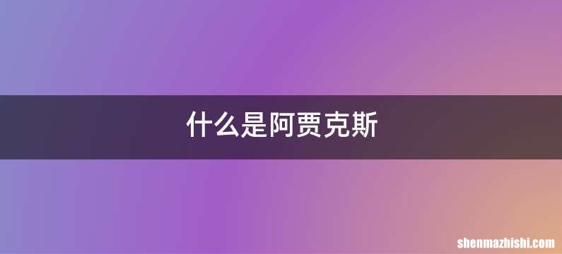 什么是阿贾克斯