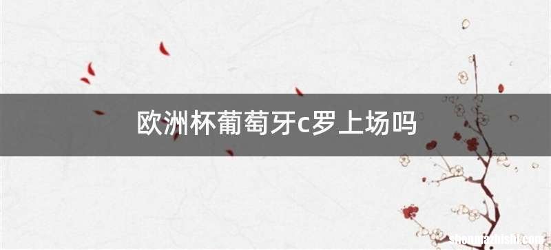 欧洲杯葡萄牙c罗上场吗