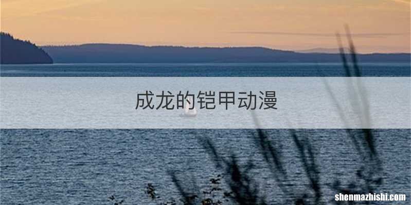 成龙的铠甲动漫