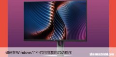 操作很简单 如何在Windows11中启用或禁用启动程序