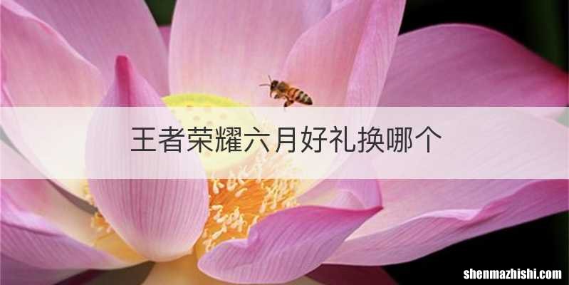 王者荣耀六月好礼换哪个