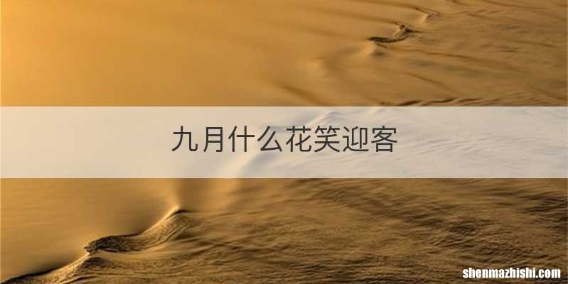 九月什么花笑迎客