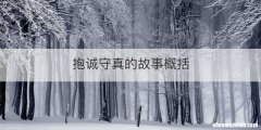 抱诚守真的故事概括