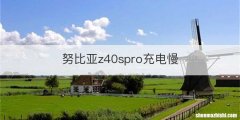 努比亚z40spro充电慢