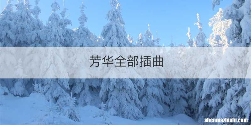芳华全部插曲