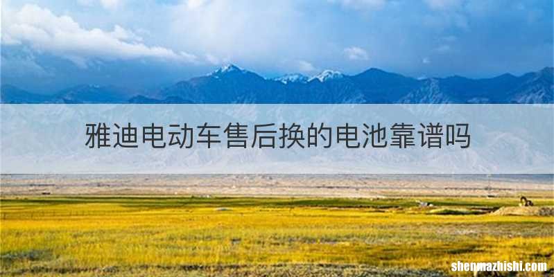 雅迪电动车售后换的电池靠谱吗