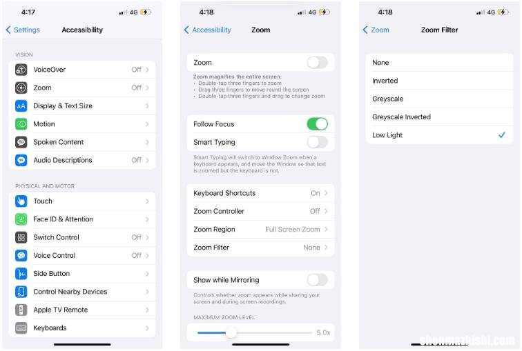 如何让你的iPhone屏幕比最低亮度设置更暗