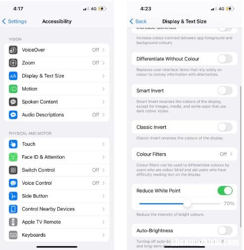 如何让你的iPhone屏幕比最低亮度设置更暗