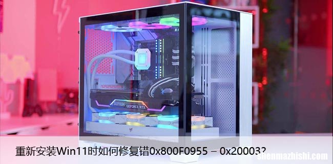 重新安装Win11时如何修复错0x800F0955 – 0x20003？