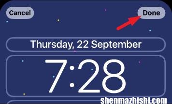 如何在iPhone锁定屏幕上更改时钟小部件中的城市