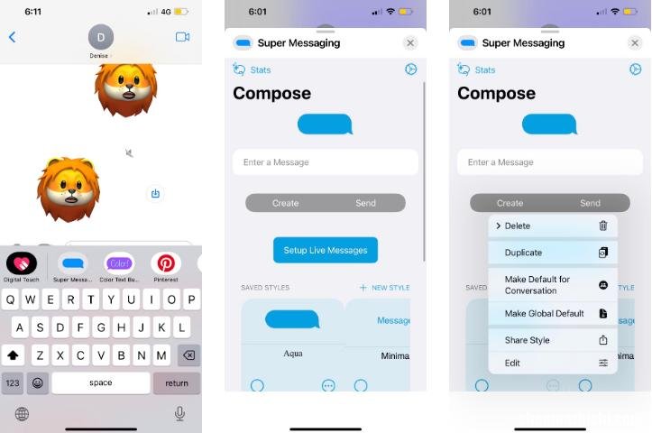 iMessage中文本气泡颜色的设置和更改方法