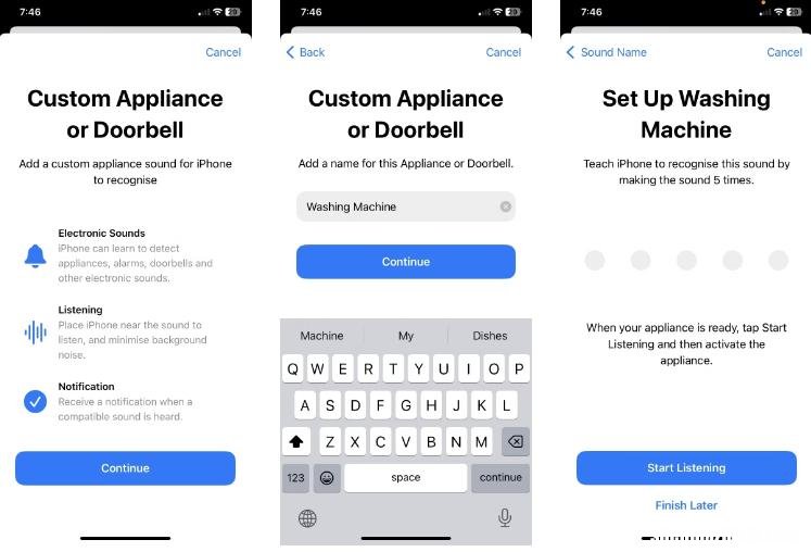 如何使用iPhone的声音识别来检测附近的声音