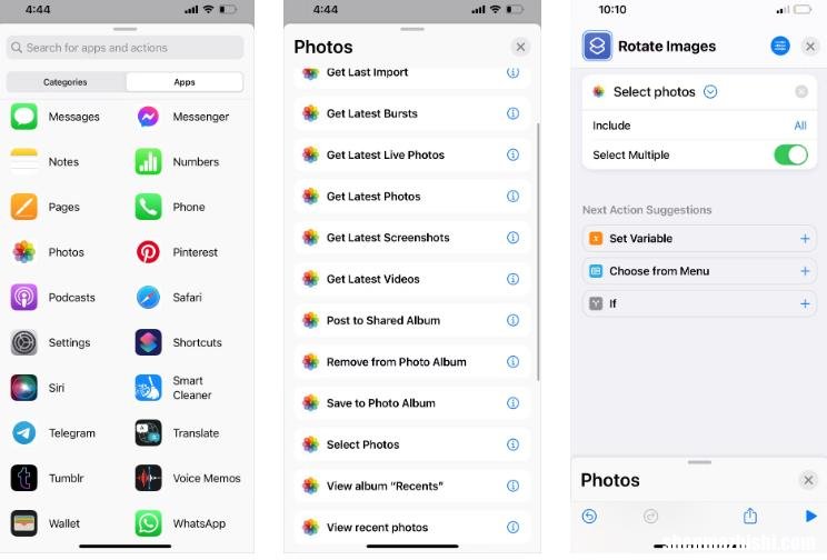 如何在iPhone上一次旋转多张照片