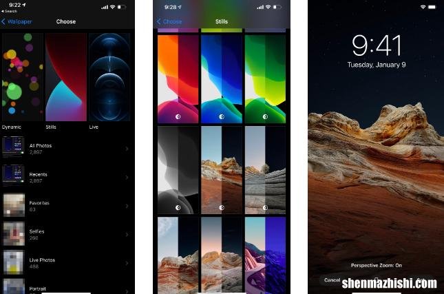 如何为明暗模式使用不同的iPhone壁纸