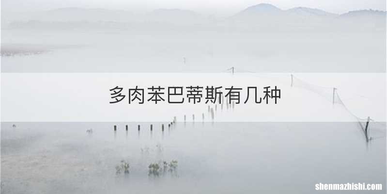 多肉苯巴蒂斯有几种