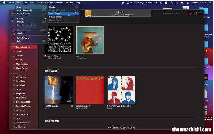 如何使用Apple Music上的智能播放列表自动下载歌曲