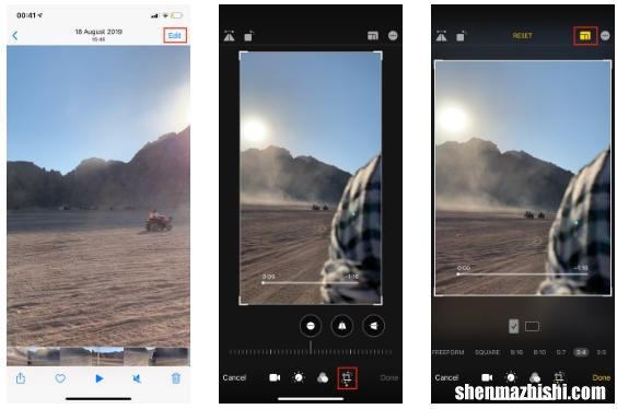 在iPhone上裁剪视频的3种免费方法