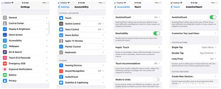 如何通过AssistiveTouch使用虚拟iPhone主页按钮