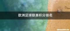 欧洲足球联赛积分排名